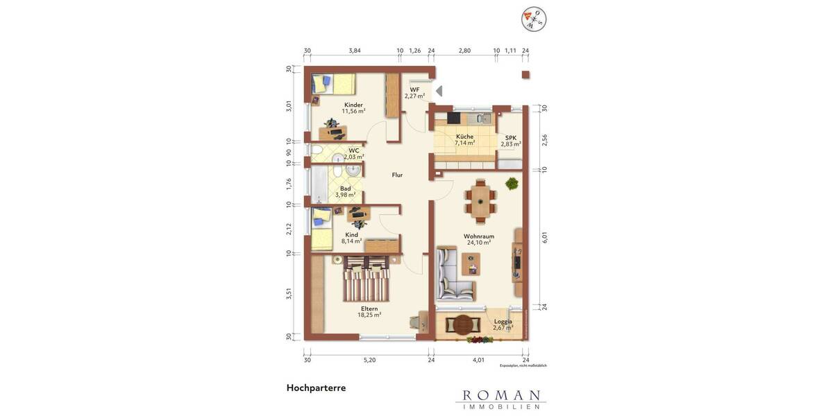 Etagenwohnung Nürnberg Schoppershof - 4 Zimmer, 95 m&sup2;, 250.000&euro; | Angebot:25996007