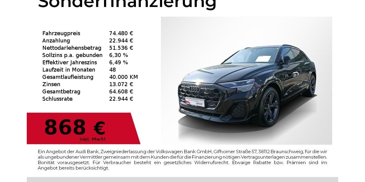 Audi Q8 21.500 km 74.480 &euro; Lauf an der Pegnitz 91207
