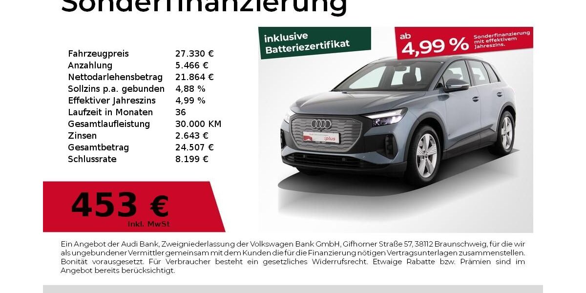 Audi Q4 e-tron 26.024 km 26.880 &euro; Nürnberg 90441