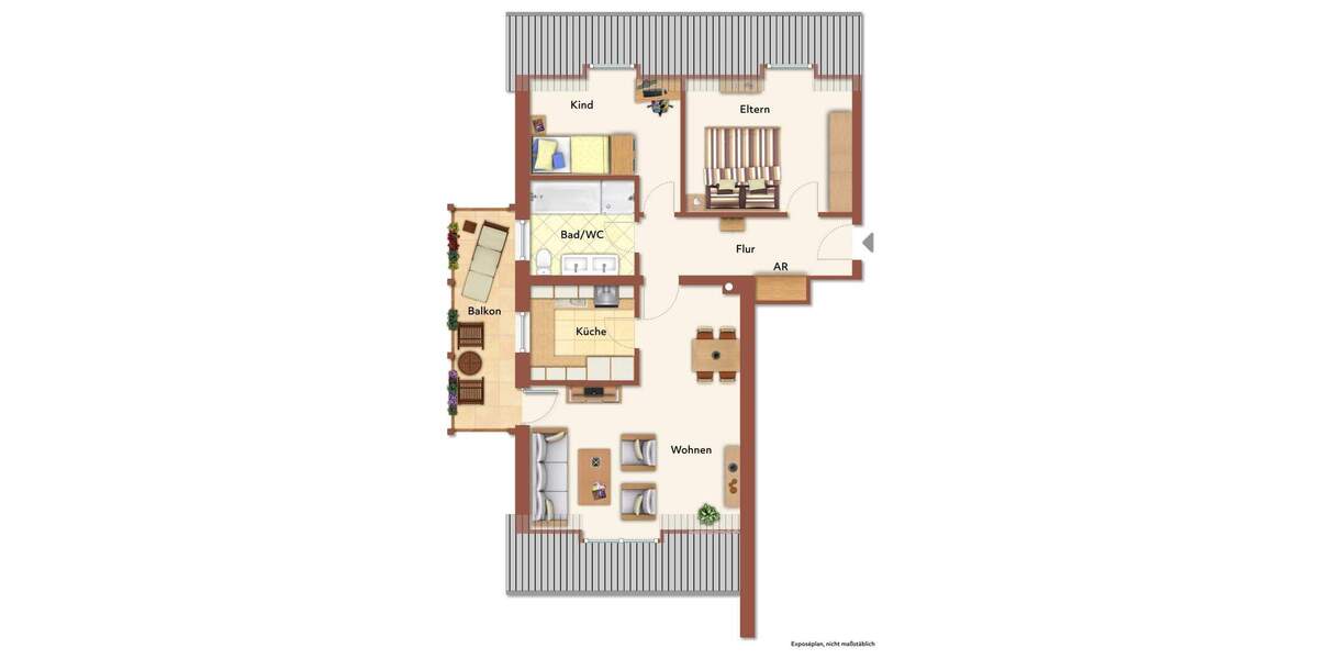 Etagenwohnung Eckental Forth - 3 Zimmer, 67 m&sup2;, 220.000&euro; | Angebot:25771964