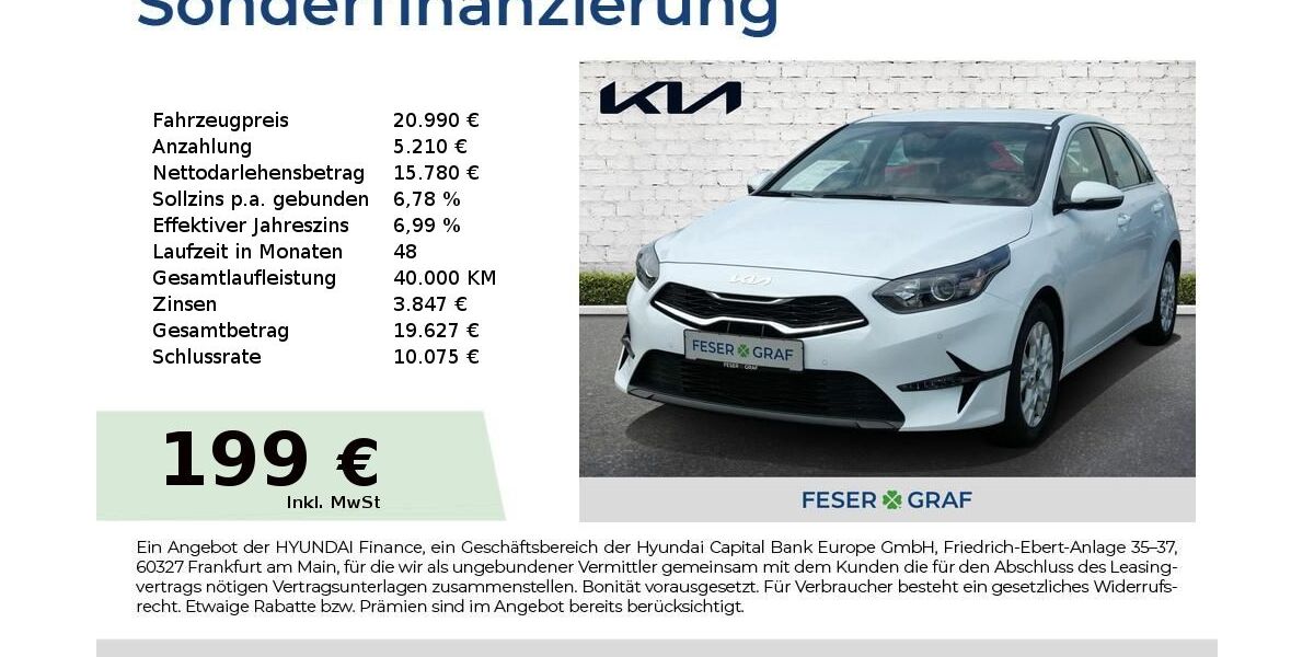 Kia ceed / Ceed 2.906 km 20.990 &euro; Roth 91154