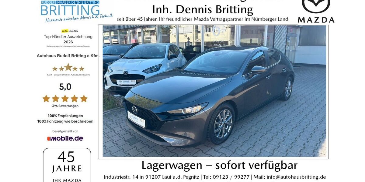 Mazda 3 69.800 km 19.490 &euro; Lauf 91207