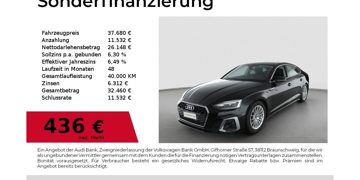 Audi A5 16.279 km 37.680 &euro; Lauf an der Pegnitz 91207