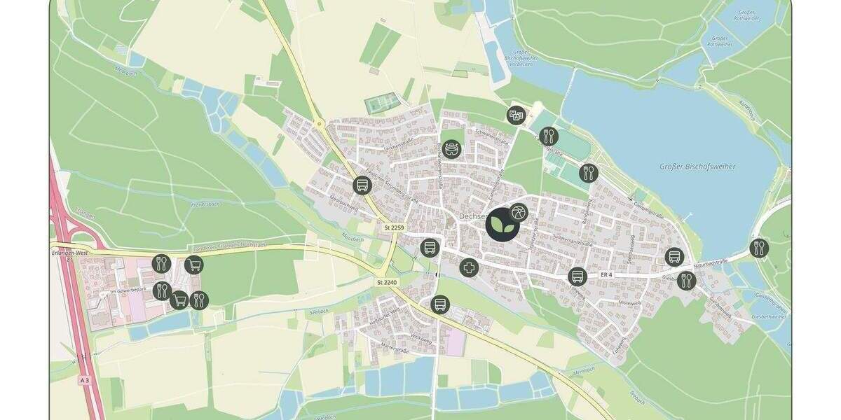 Etagenwohnung Erlangen Dechsendorf - 3 Zimmer, 86 m&sup2;, 543.000&euro; | Angebot:25730085