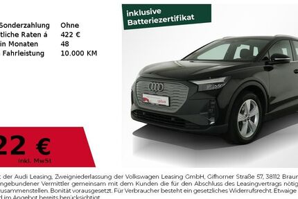 Audi Q4 e-tron 34.200 km 25.980 &euro; Nürnberg 90441