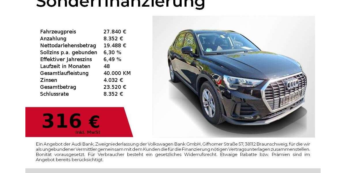 Audi Q3 46.200 km 27.840 &euro; Nürnberg 90411