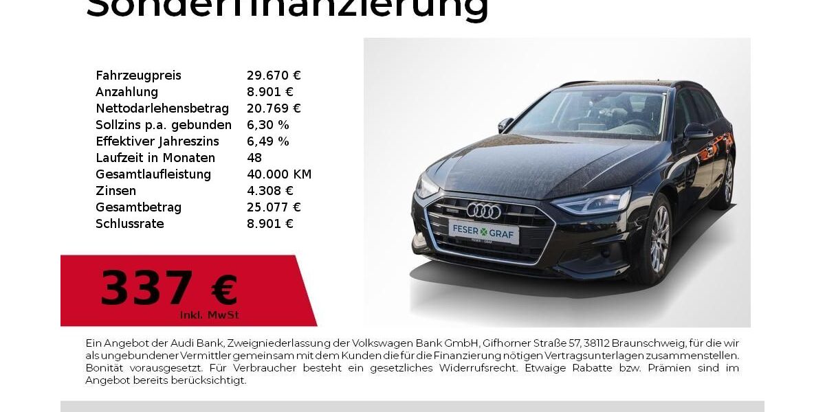 Audi A4 32.300 km 28.920 &euro; Nürnberg 90411