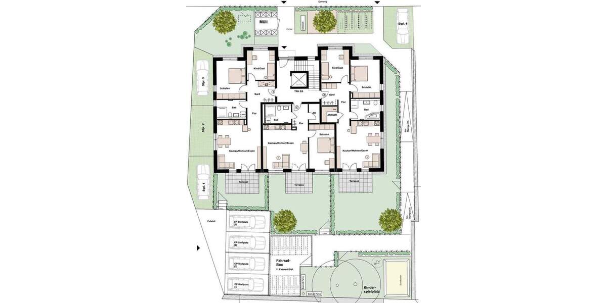 Etagenwohnung Fürth Ronhof - 3 Zimmer, 78 m&sup2;, 459.000&euro; | Angebot:25815888