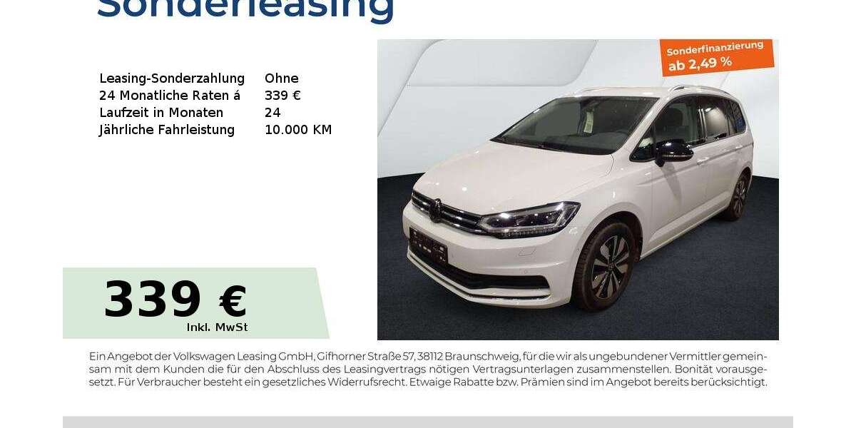 VW Touran 24.850 km 33.880 &euro; Forchheim 91301