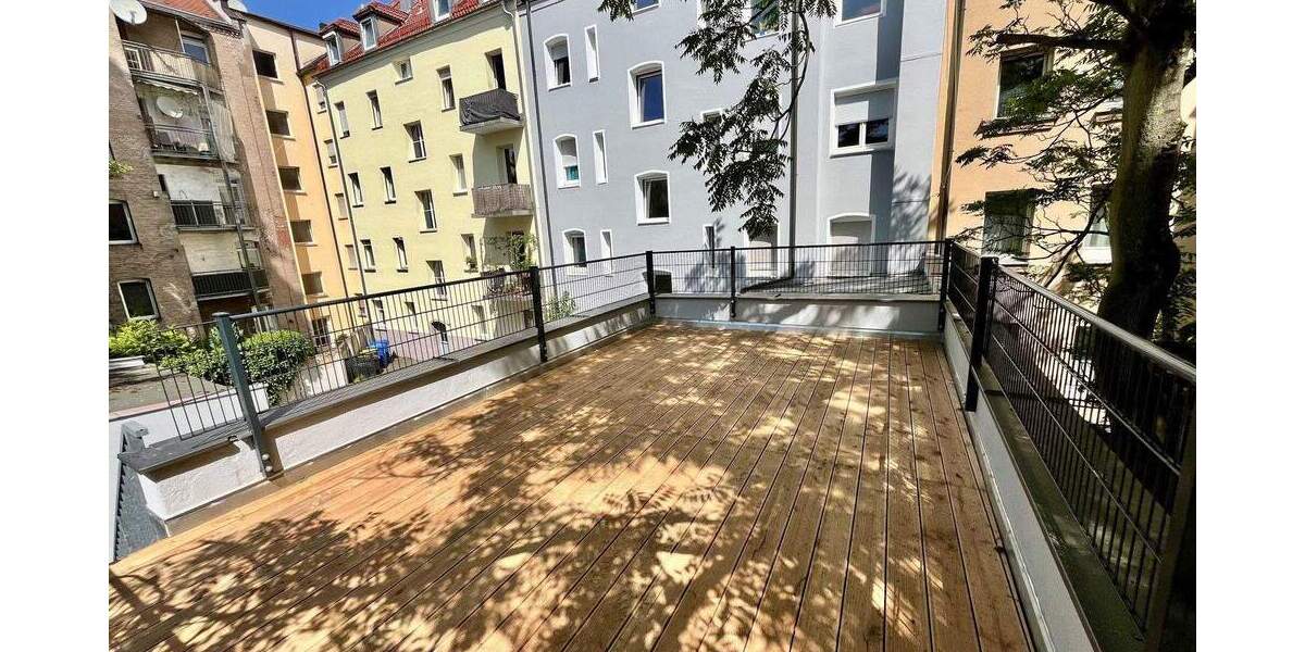 Terrassenwohnung Nürnberg Nordbahnhof - 2 Zimmer, 72 m&sup2;, 280.000&euro; | Angebot:25663263