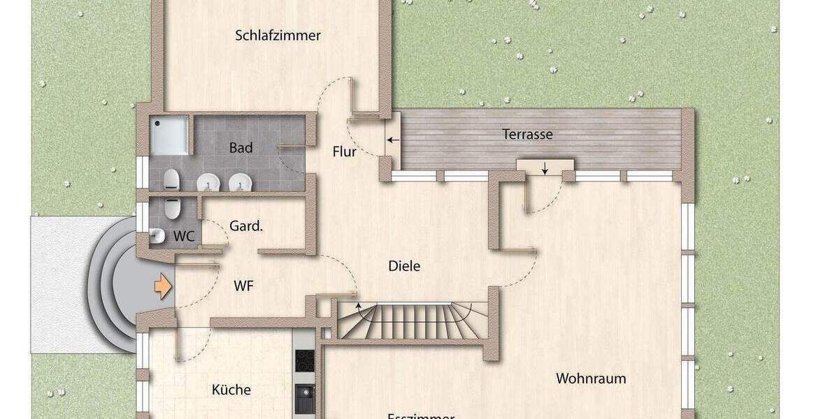 Bungalow Schwaig bei Nürnberg Schwaig - 5 Zimmer, 192 m&sup2;, 1.250.000&euro; | Angebot:25996472