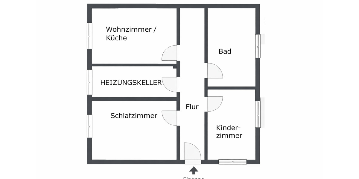 Etagenwohnung Langenzenn - 2.5 Zimmer, 70 m&sup2;, 630&euro; | Angebot:25807271