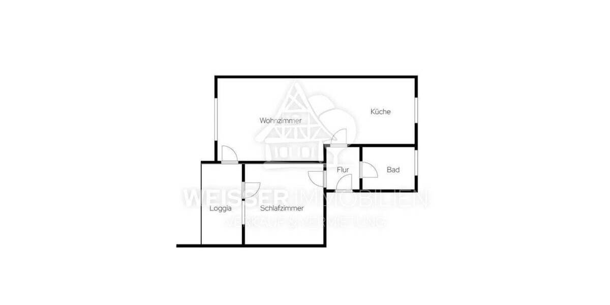 Etagenwohnung Erlangen Büchenbach - 2 Zimmer, 67 m&sup2;, 229.000&euro; | Angebot:25684997