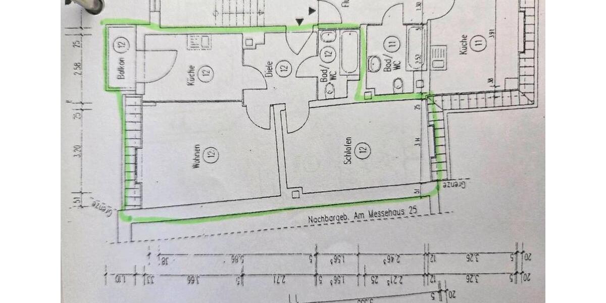 Etagenwohnung Höchstadt an der Aisch - 1 Zimmer, 54 m&sup2;, 165.000&euro; | Angebot:25642053