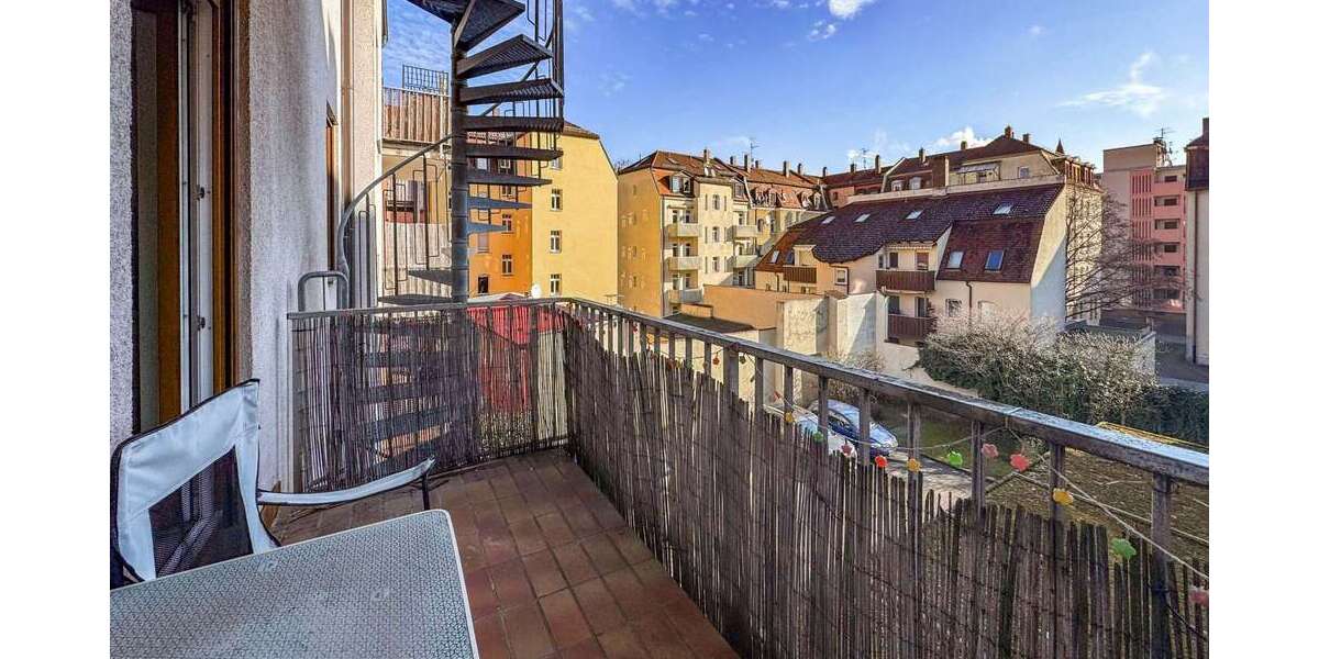 Etagenwohnung Nürnberg Sankt Leonhard - 1 Zimmer, 38 m&sup2;, 148.000&euro; | Angebot:25935862