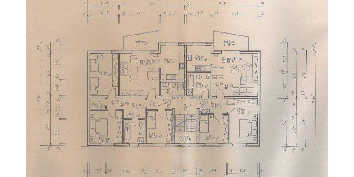 Etagenwohnung Nürnberg Steinbühl - 6 Zimmer, 142 m&sup2;, 425.000&euro; | Angebot:25668898