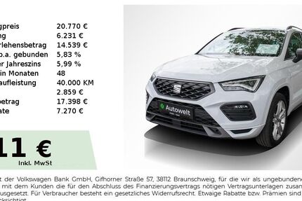 Seat Ateca 78.450 km 20.440 &euro; Nürnberg 90431
