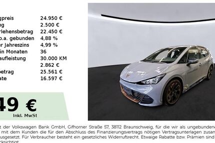Cupra Born 19.850 km 24.950 &euro; Lauf an der Pegnitz 91207