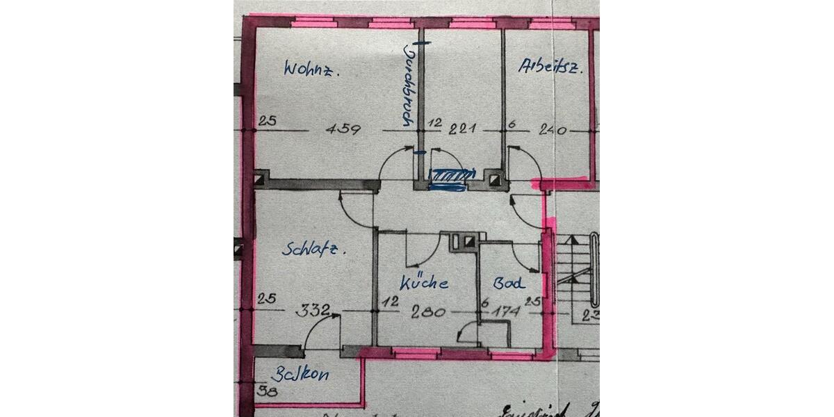 Etagenwohnung Erlangen Bruck - 3 Zimmer, 76 m&sup2;, 349.000&euro; | Angebot:27606834