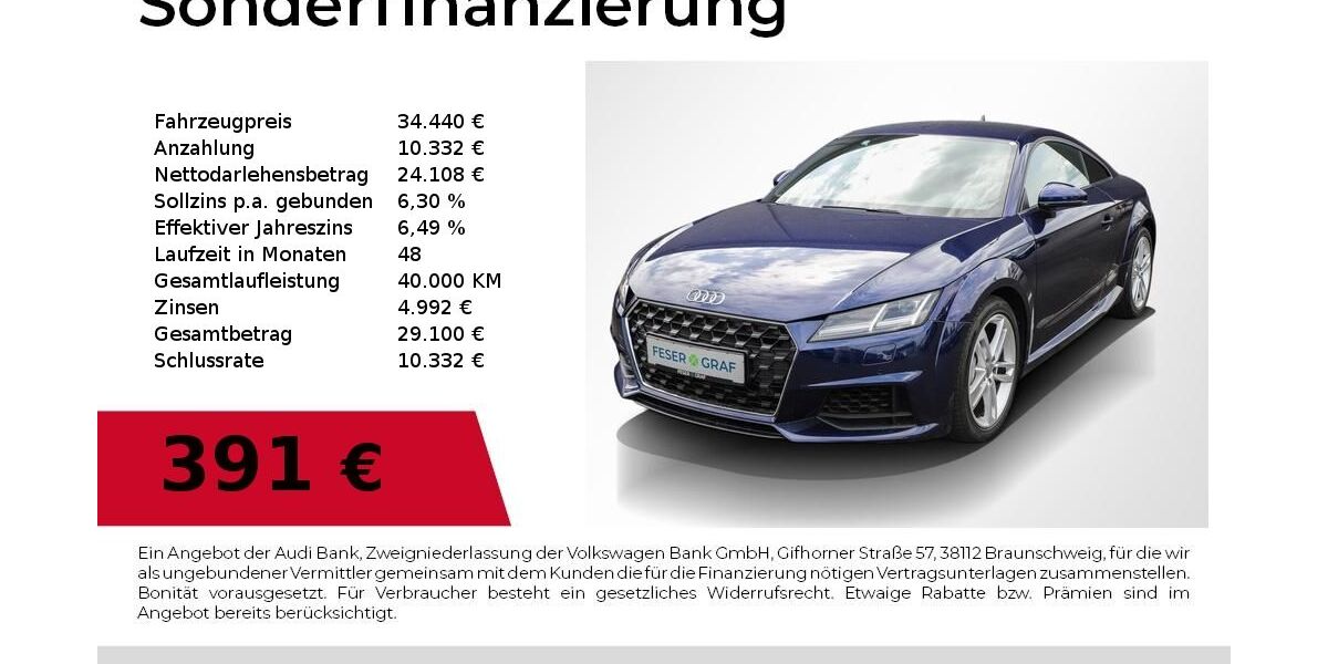 Audi TT 55.900 km 34.440 &euro; Nürnberg 90411