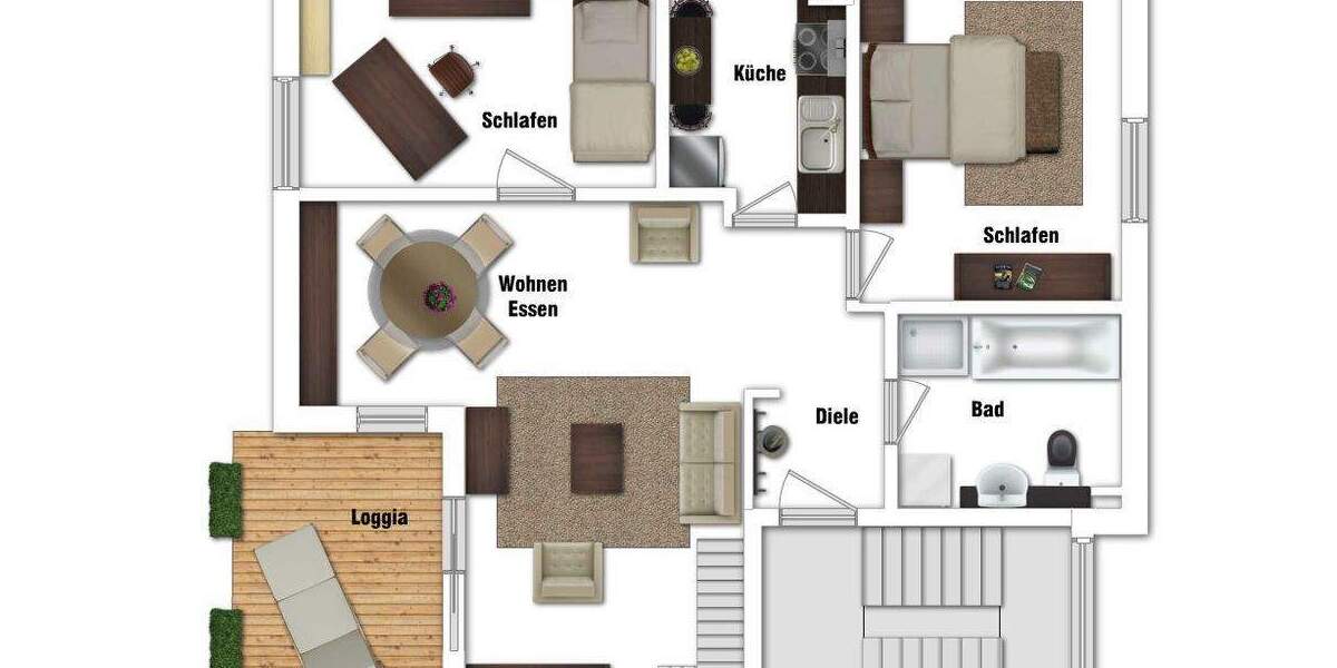 Etagenwohnung Schwabach - 3 Zimmer, 85 m&sup2;, 374.500&euro; | Angebot:25672892