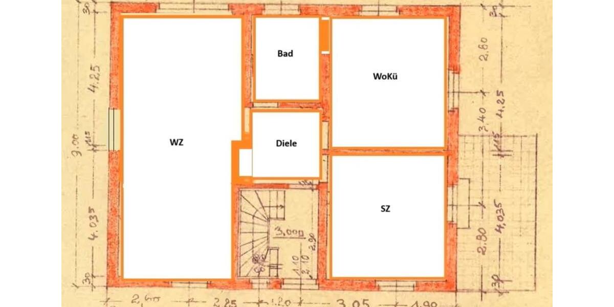 Etagenwohnung Uttenreuth - 2.5 Zimmer, 72 m&sup2;, 190.000&euro; | Angebot:25525219