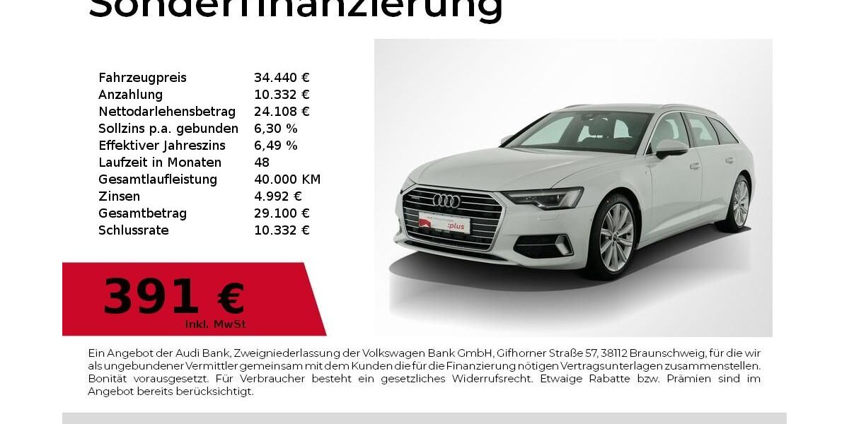 Audi A6 62.600 km 33.940 &euro; Nürnberg 90411