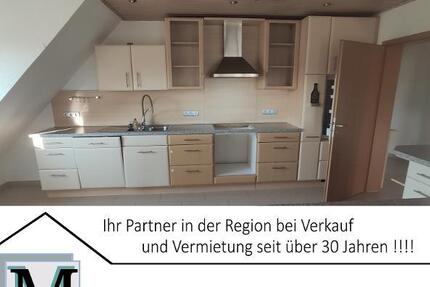 Große Maisonette mit Klimaanlagen (aktuell in 2 Wohnungen unterteilt) mit 2 Balkonen, 2 Einbauküchen und 2 Stellplätzen - Wohnung Hausen | Angebot:27222621