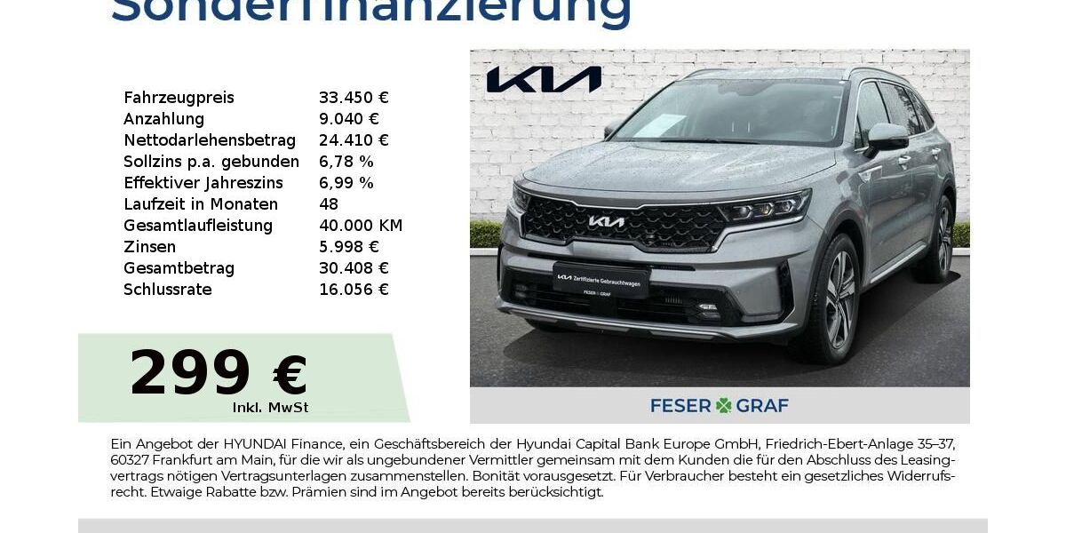 Kia Sorento 55.841 km 31.850 &euro; Roth 91154