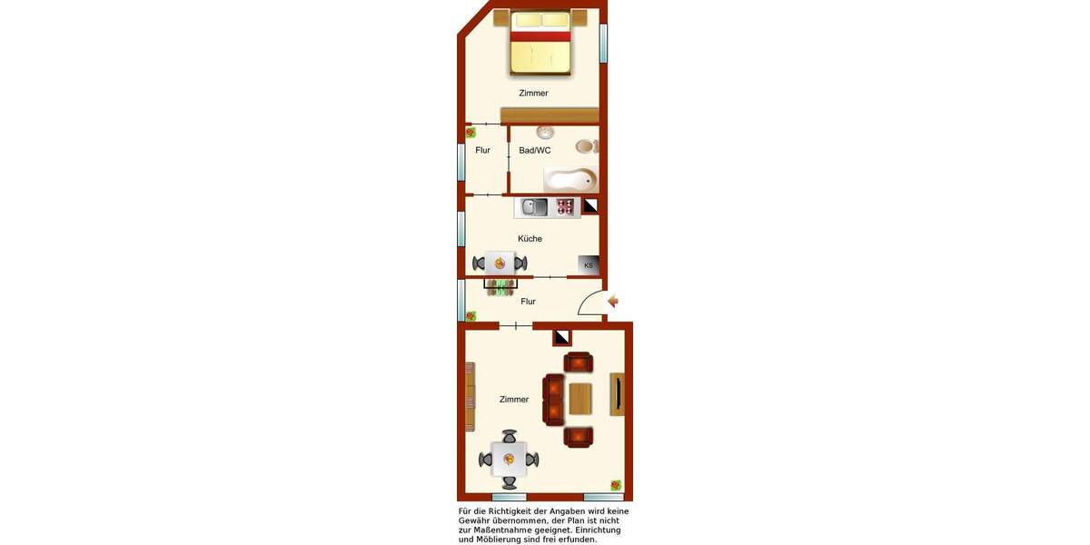 Etagenwohnung Fürth Espan - 2 Zimmer, 60 m&sup2;, 169.000&euro; | Angebot:25705042