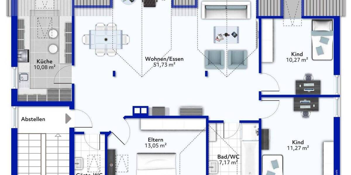 Etagenwohnung Hemhofen Zeckern - 4 Zimmer, 106 m&sup2;, 259.000&euro; | Angebot:25779480