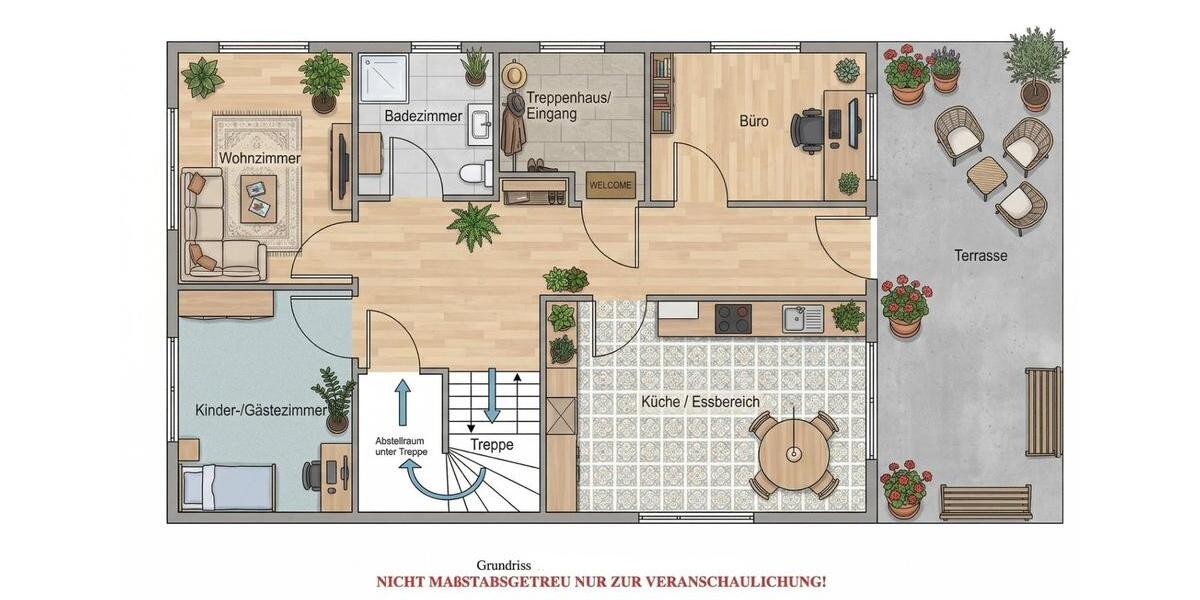 Etagenwohnung Eckental - 6 Zimmer, 180 m&sup2;, 1.350&euro; | Angebot:25853985