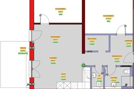 Wohnung Erlangen Alterlangen - 3 Zimmer, 69 m&sup2;, 399.000&euro; | Angebot:25765627