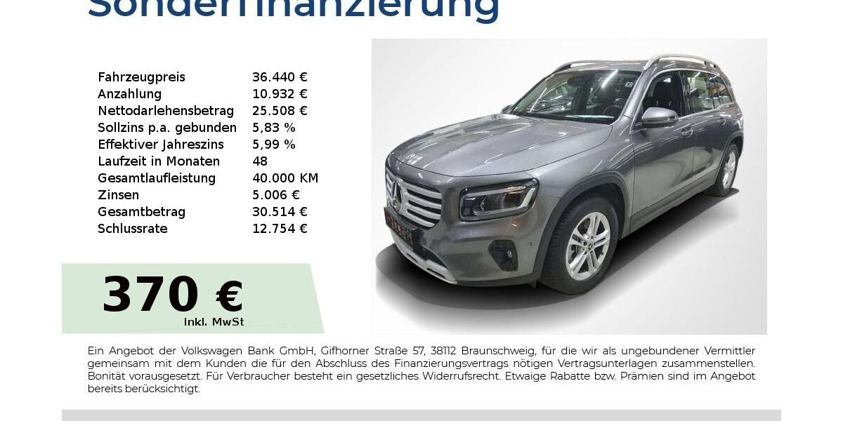 Mercedes-Benz GLB 200 20.150 km 36.440 &euro; Nürnberg 90431