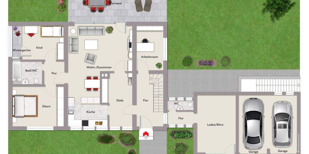 Einfamilienhaus Erlangen Tennenlohe - 7 Zimmer, 155 m&sup2;, 890.000&euro; | Angebot:25671213