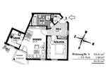 Etagenwohnung Nürnberg Sebald - 2 Zimmer, 62 m&sup2;, 730&euro; | Angebot:26361708