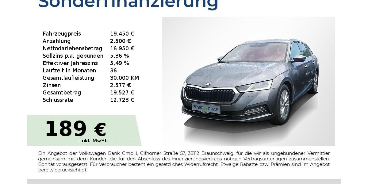 Skoda Octavia 106.550 km 18.950 &euro; Lauf an der Pegnitz 91207