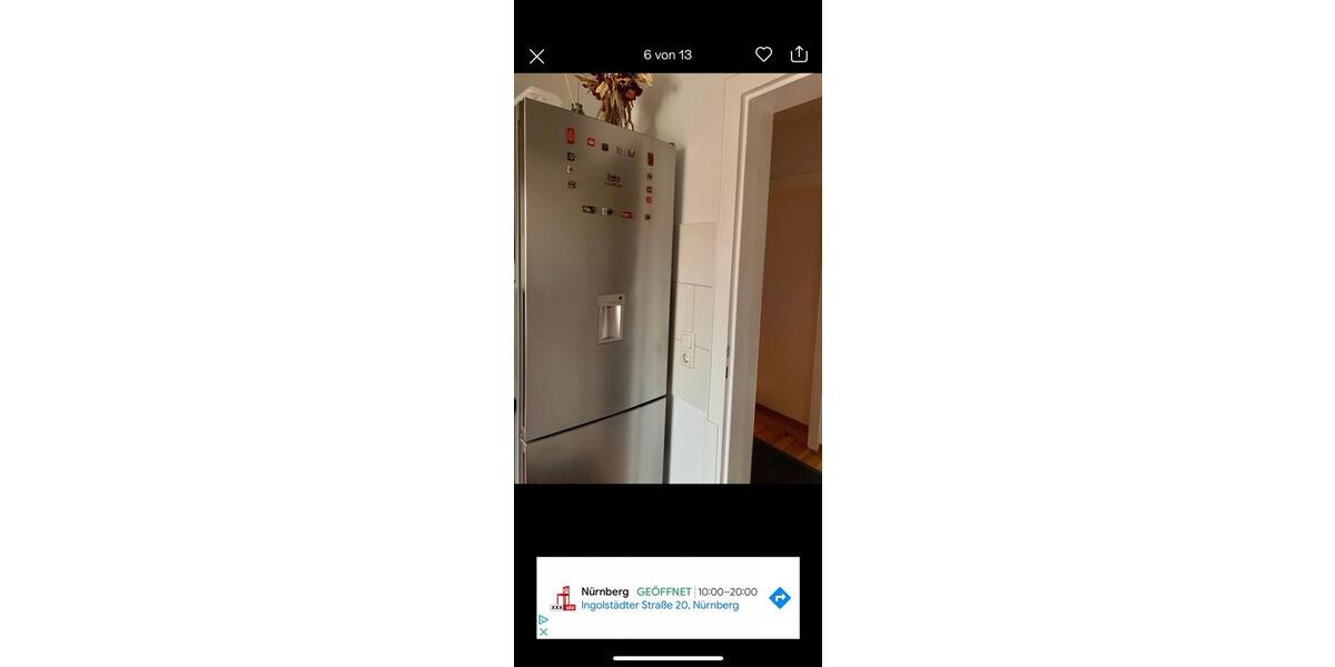 Etagenwohnung Erlangen Am Anger - 1 Zimmer, 11 m&sup2;, 550&euro; | Angebot:24747320