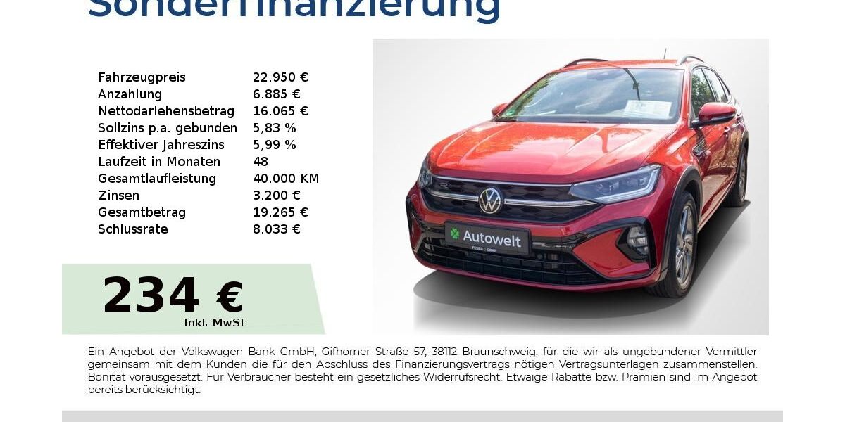 VW Taigo 41.850 km 22.950 &euro; Nürnberg 90431