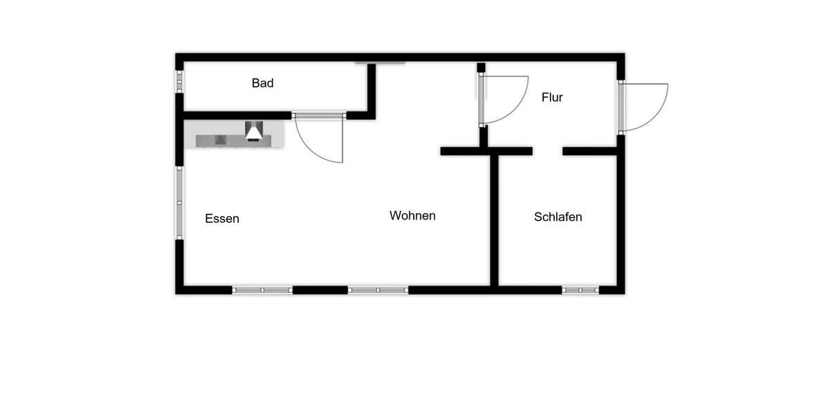 Etagenwohnung Buckenhof - 2 Zimmer, 43 m&sup2;, 179.999&euro; | Angebot:27084578