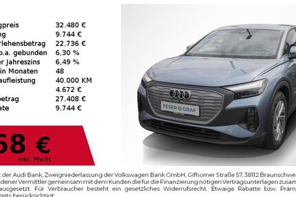 Audi Q4 e-tron 52.600 km 32.480 &euro; Nürnberg 90411