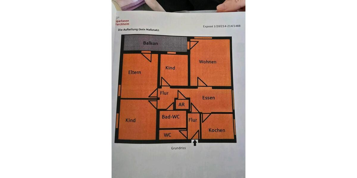 Etagenwohnung Forchheim - 4 Zimmer, 96 m&sup2;, 325.000&euro; | Angebot:23200395