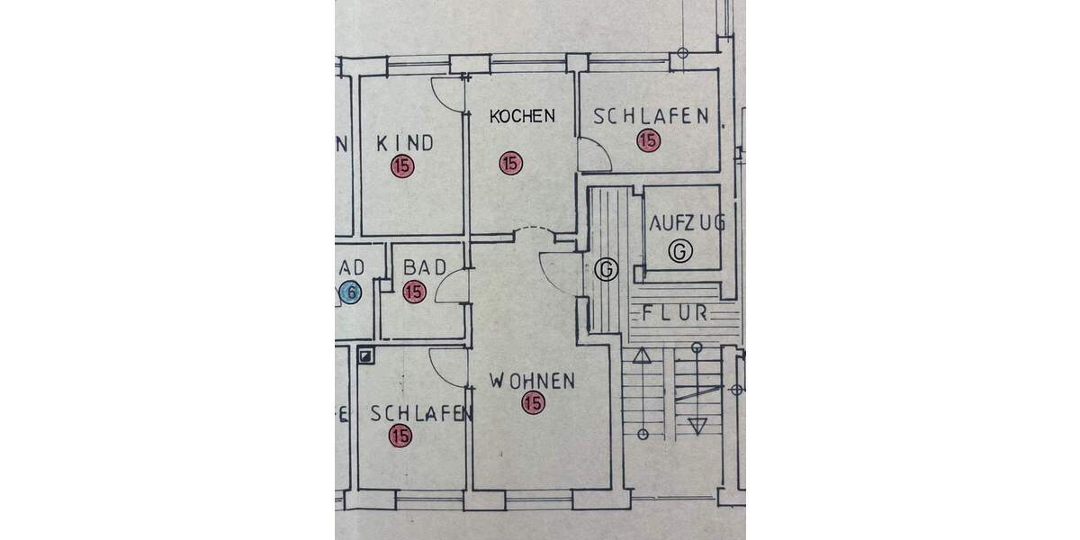 Etagenwohnung Fürth Südstadt - 4 Zimmer, 51 m&sup2;, 178.000&euro; | Angebot:25728477