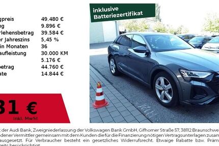 Audi Q8 e-tron 44.263 km 49.480 &euro; Nürnberg 90441