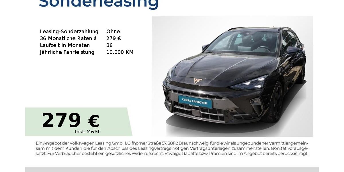 Cupra Leon 26.950 km 30.880 &euro; Forchheim 91301