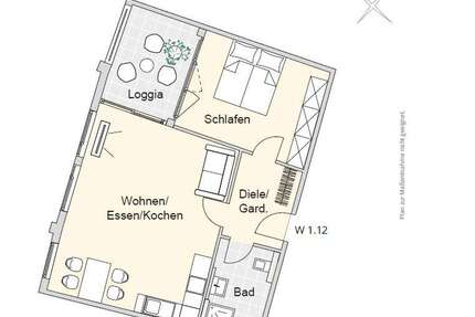 Wohnung Nürnberg Herrnhütte - 2 Zimmer, 60 m&sup2;, 363.715&euro; | Angebot:18308977