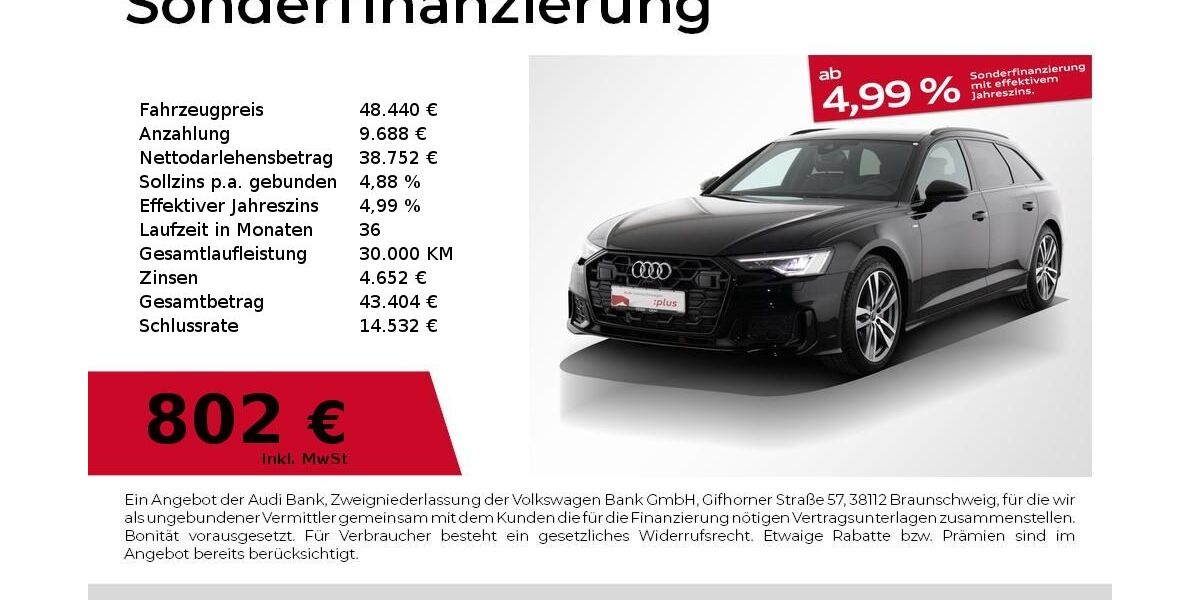 Audi A6 6.370 km 47.640 &euro; Nürnberg 90441
