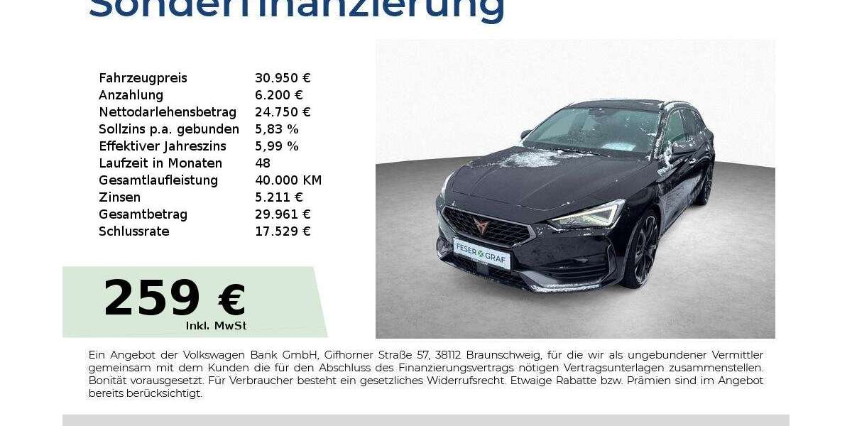 Cupra Leon 16.700 km 30.950 &euro; Schwabach 91126