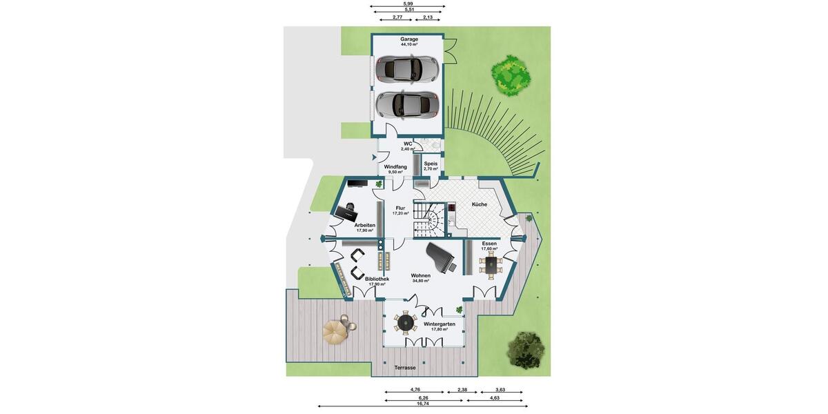 Villa Fürth Atzenhof - 9 Zimmer, 315 m&sup2;, 3.500&euro; | Angebot:24757698