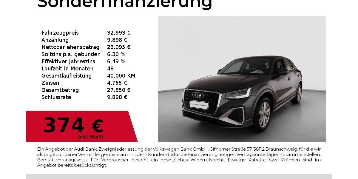 Audi Q2 27.200 km 30.950 &euro; Lauf an der Pegnitz 91207